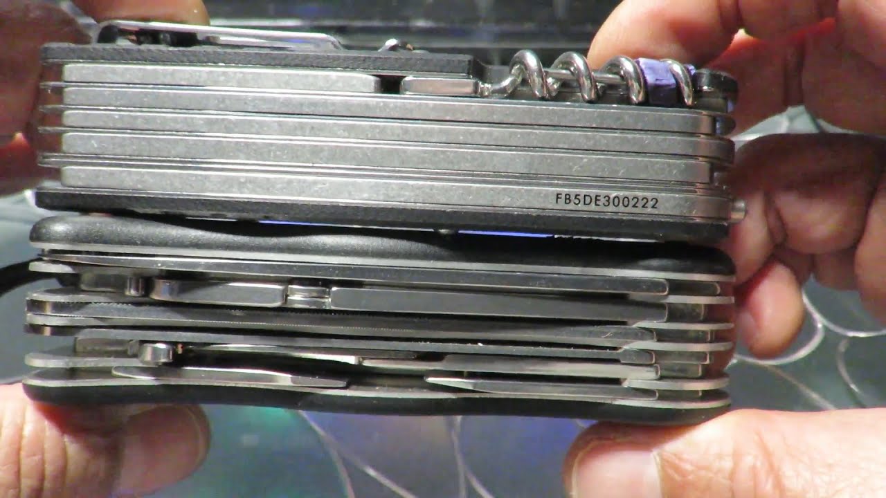 RUIKE Trekker LD51 compared to VICTORINOX WorkChamp [MT VOD]