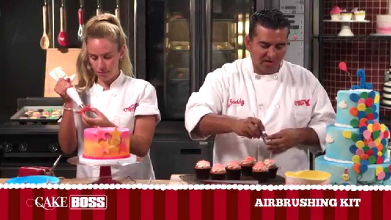 Cake Boss Airbrush Demo