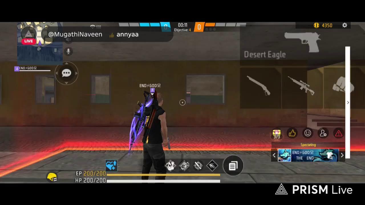 Live streaming of PFG