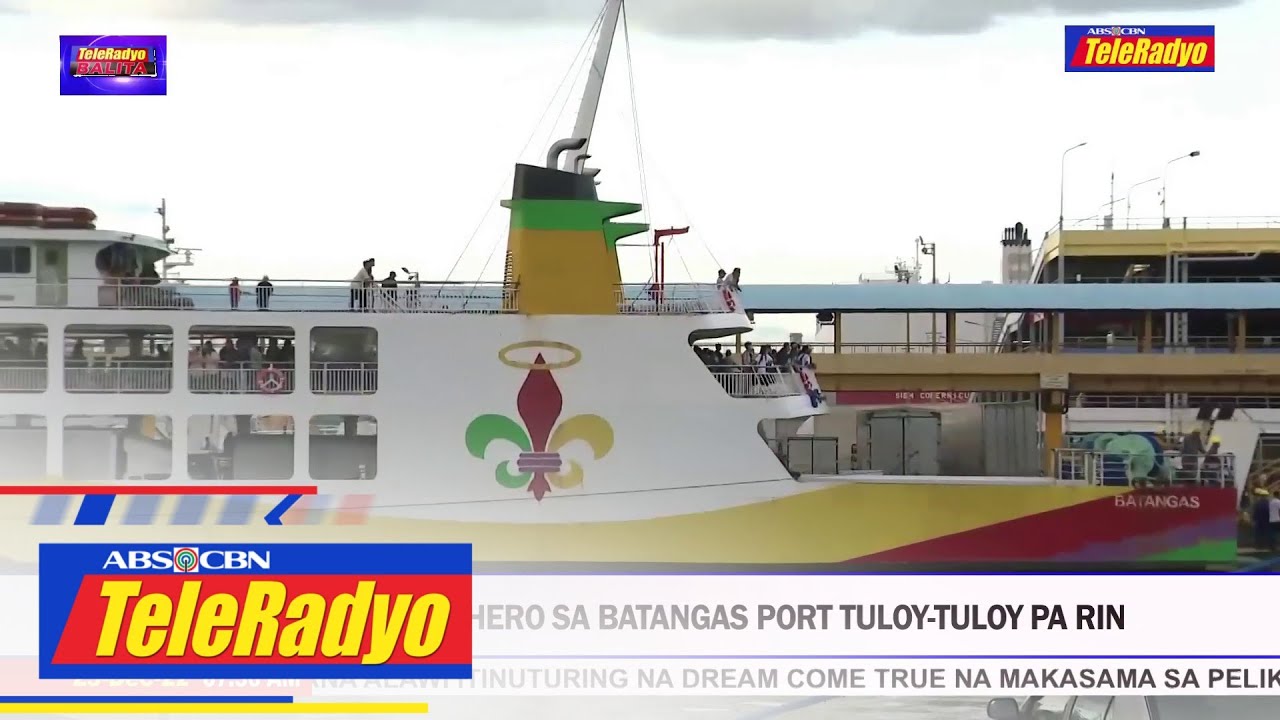 Dating ng mga pasahero sa Batangas Port tuloy-tuloy pa rin | TELERADYO BALITA (23 Dec 2022)