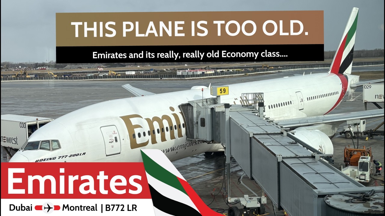 TRIPREPORT | A very, very old Emirates economy class product from Dubai to Montreal