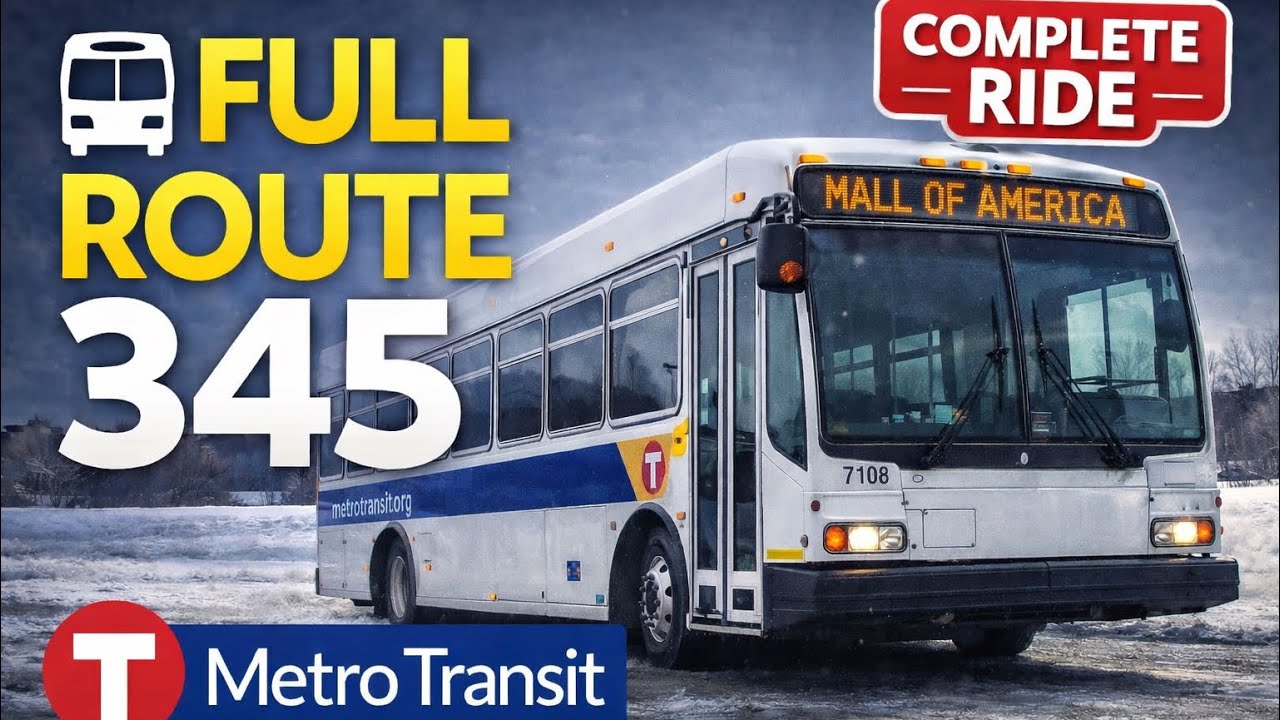 Metro transit (Minneapolis) route 345 Full ride 