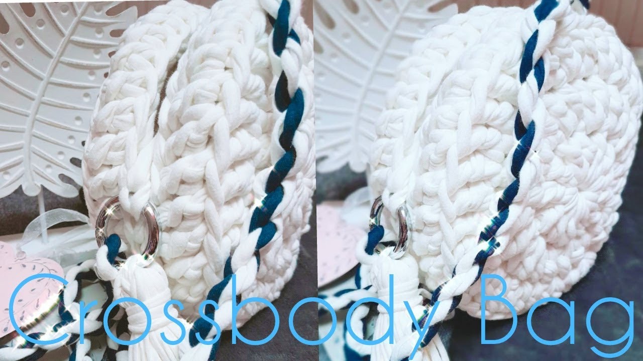 Crossbody Bag Crochet Tasche Häkeln Quaste basteln