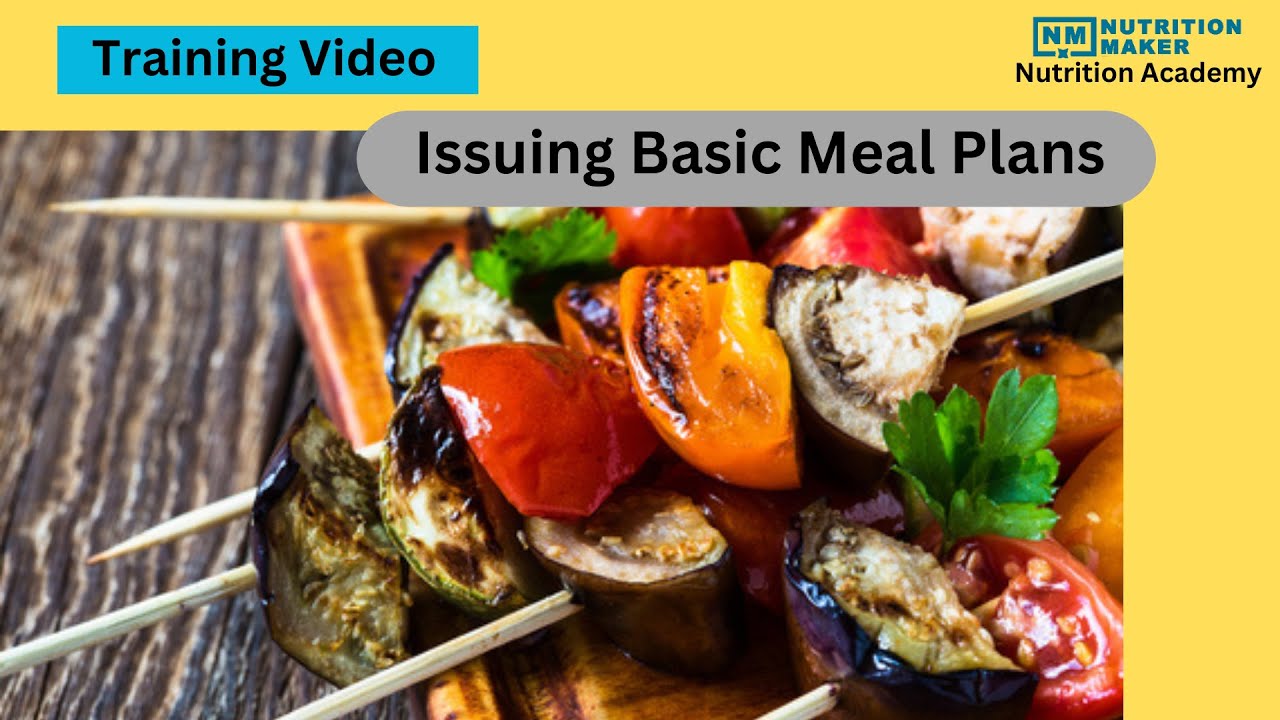 Learn How to Provide Meal Plans to Your Clients with this Nutrition Maker Software Tutorial.