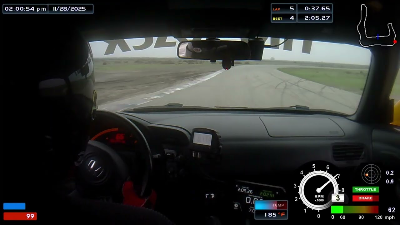 SpeedSF 2025 Black Friday Buttonwillow - S2000 (2:01 SmartyCam)