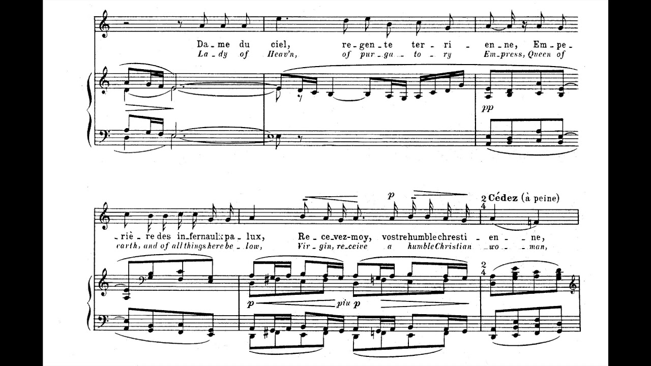 Claude Debussy - 3 Ballades de François Villon (1910) [with score]