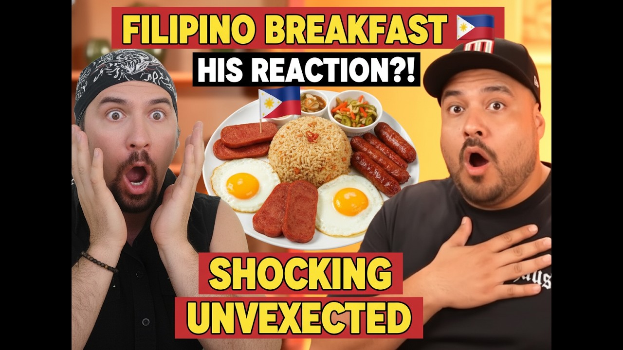 Mexican Dad Tries Filipino Breakfast 🇵🇭 His Reaction Says It All