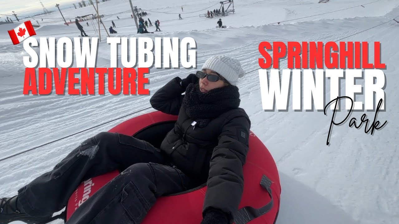 Snow Tubing Adventure at Springhill Winter Park ❄️🗻