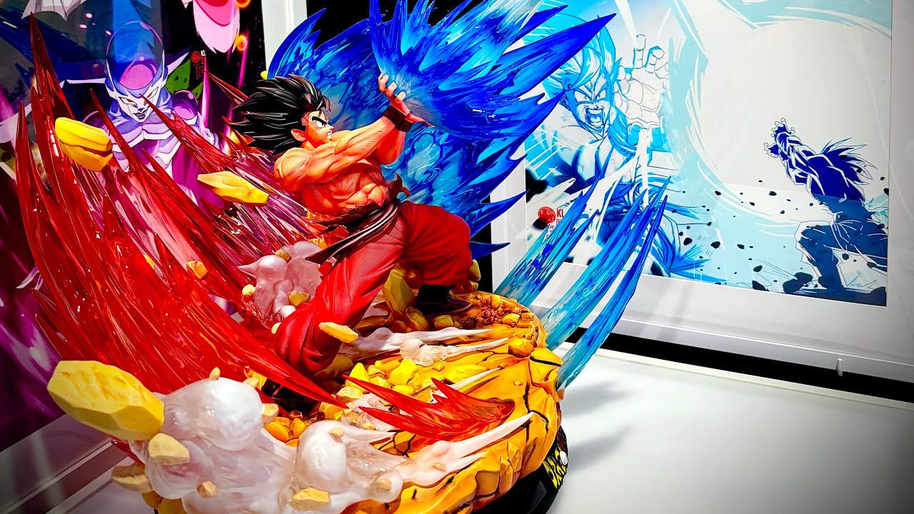 Tsume Goku Kaioken Statue Unboxing Part 1
