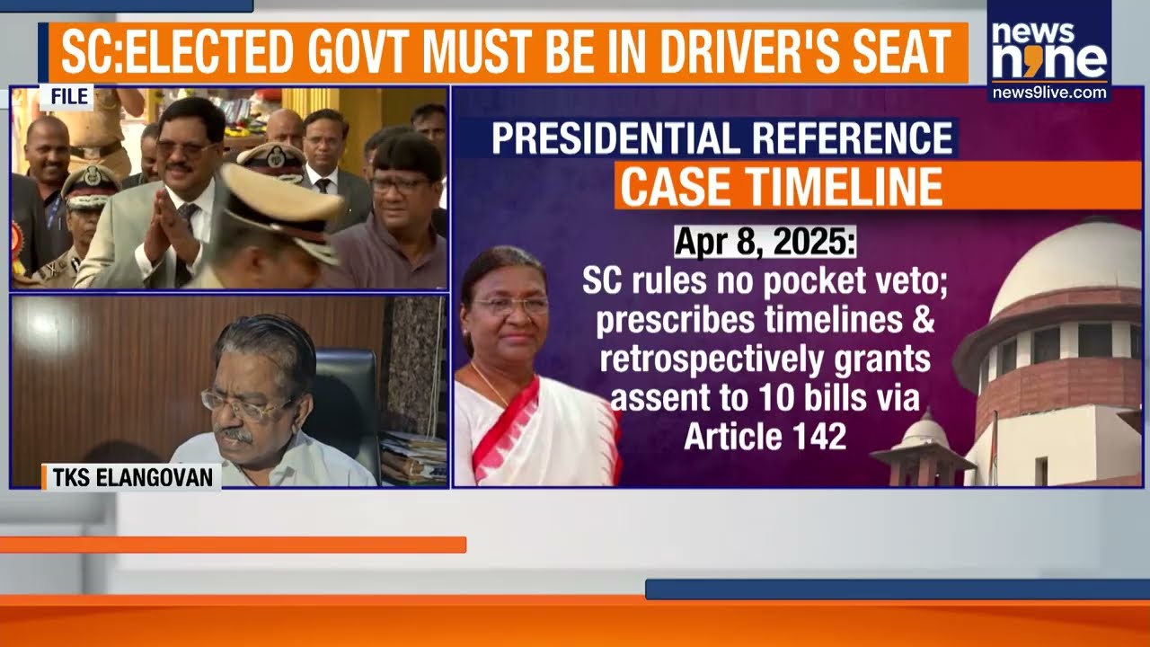SC Clarifies Governor&rsquo;s Powers On State Bills | Says They Cannot Block Legislation Indefinitely