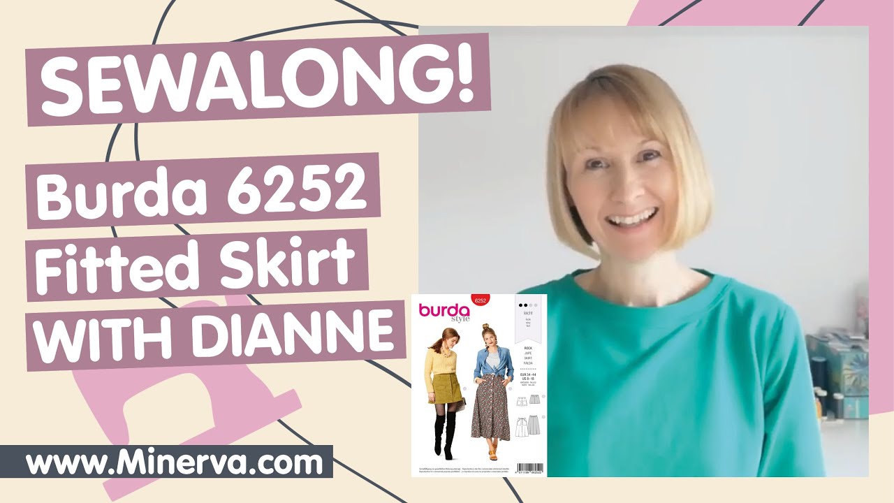 Minerva Sew-Along - Burda 6252 Fitted Skirt