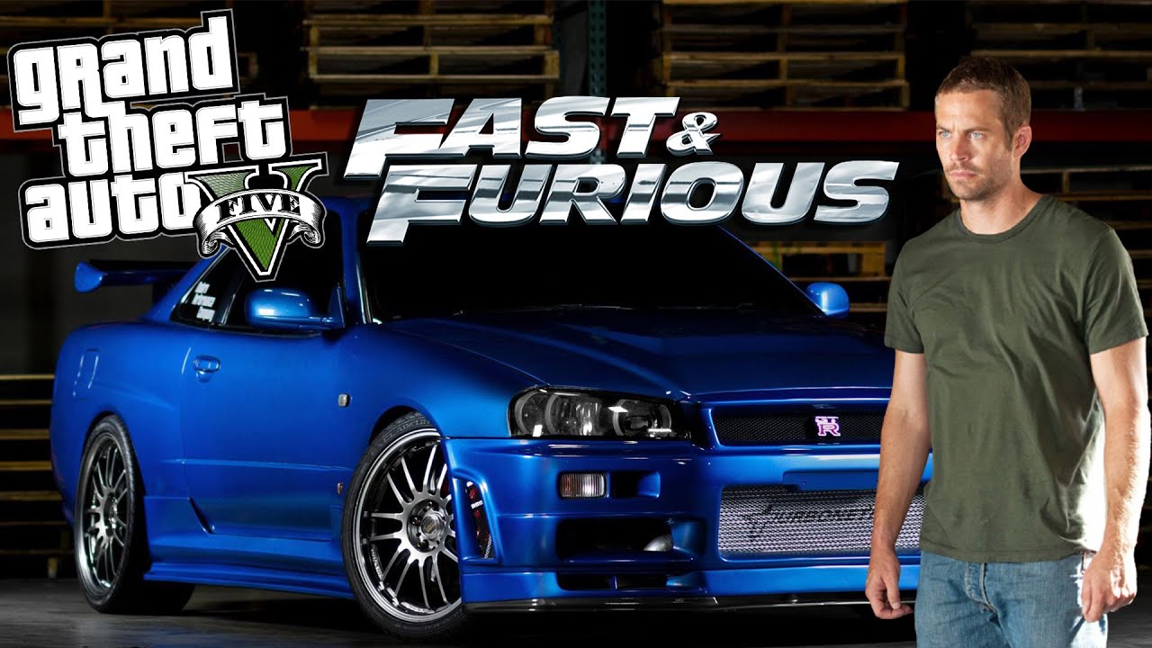 FAST AND FURIOUS 9 DANS GTA5 : AVOIR LA NISSAN SKYLINE GTR R34 DE BRIAN O'CONNOR - Mrjksaw