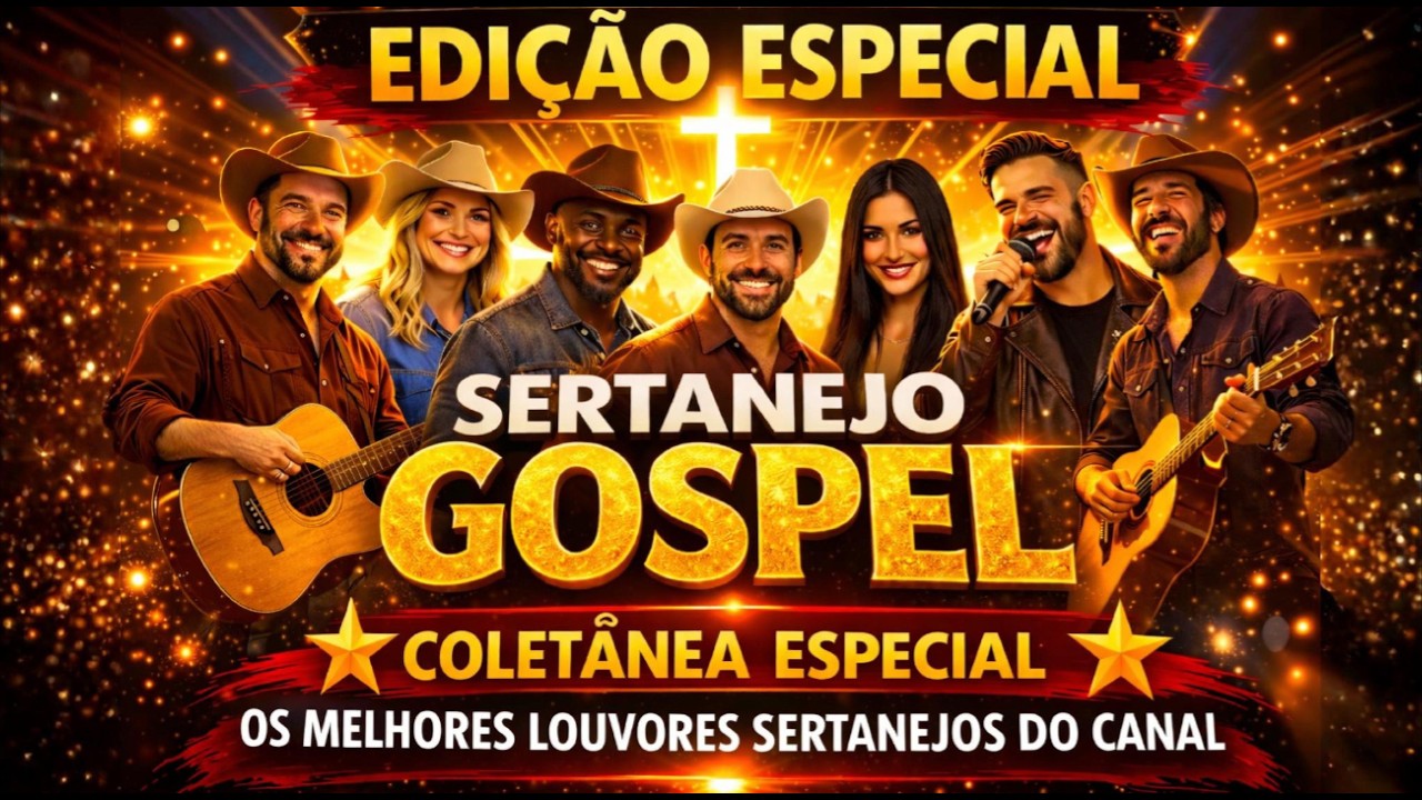 COLETÂNEA ESPECIAL 🙏 OS MELHORES LOUVORES SERTANEJOS DO CANAL | Volumes 1 ao 10