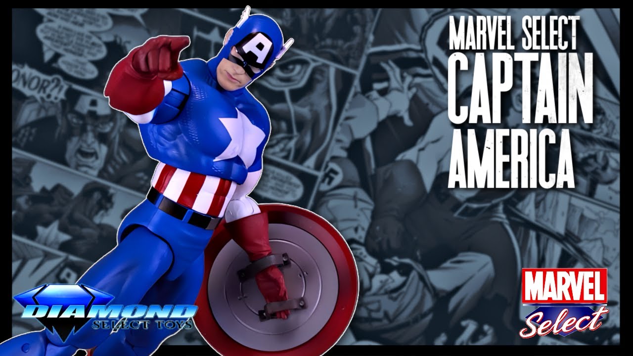 Diamond Select Marvel Select Captain America Figure | @TheReviewSpot