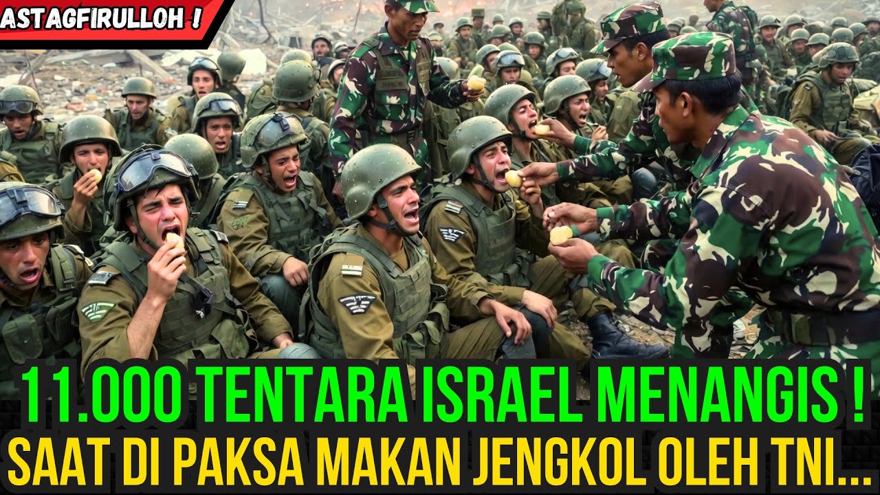 mengerikan !  11 Ribu Tentara Israel Ditawan tentara indonesia Inilah Hukuman yang pantas