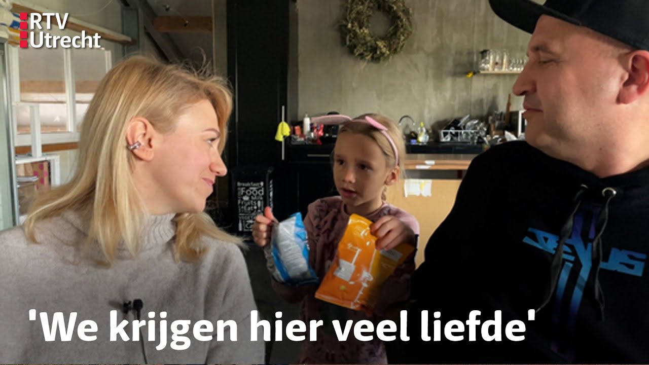 Oekraïens gezin vindt onderdak bij Judith en haar familie in Woudenberg | RTV Utrecht