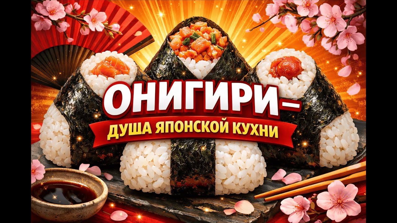 Онигири — душа японской кухни.