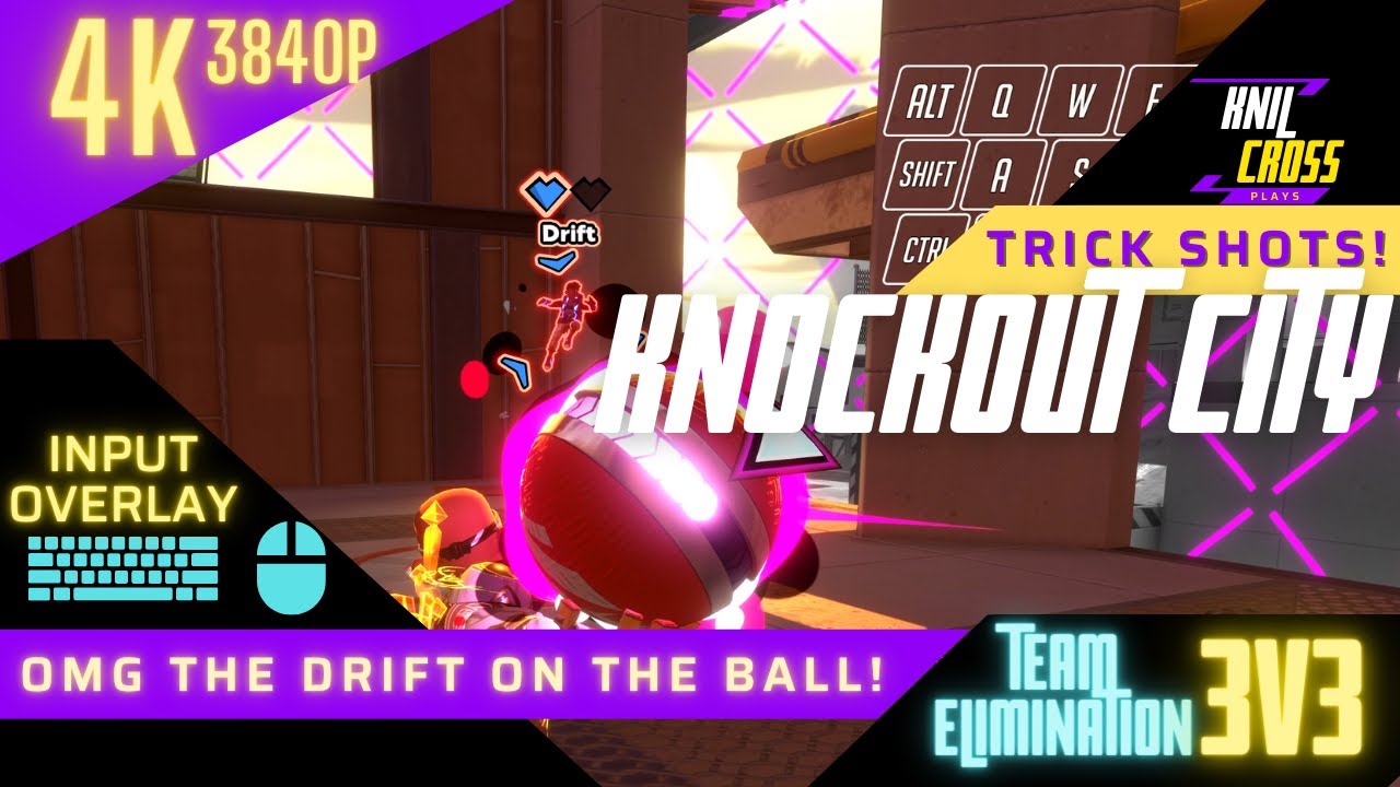 Knockout City 4K The power of the Self-Pass! TRICK SHOTS!
