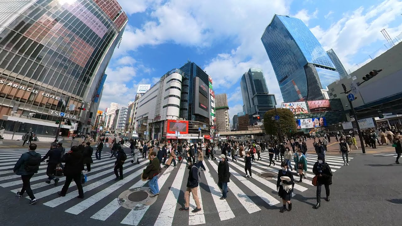 Walking around Shibuya, Japan | 360° 4K