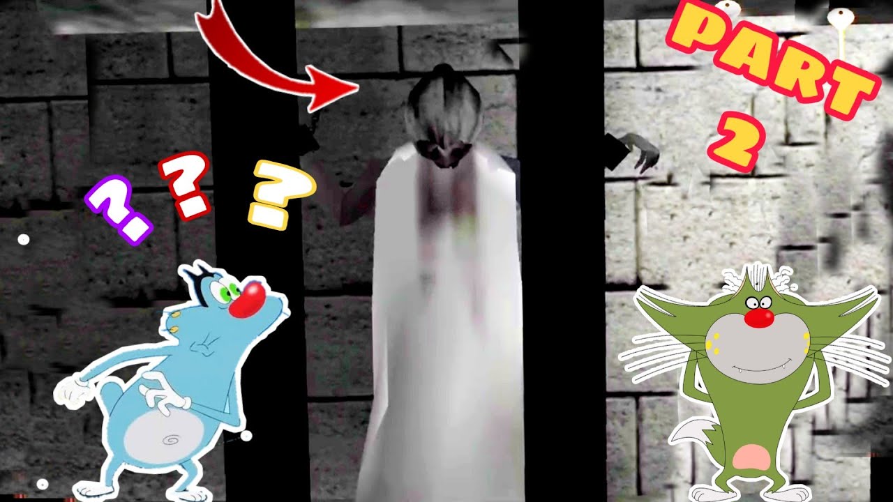 Oggy Vs Slendrina | Slendrina X Part 2 With Oggy And Jack Voice | The Ghost