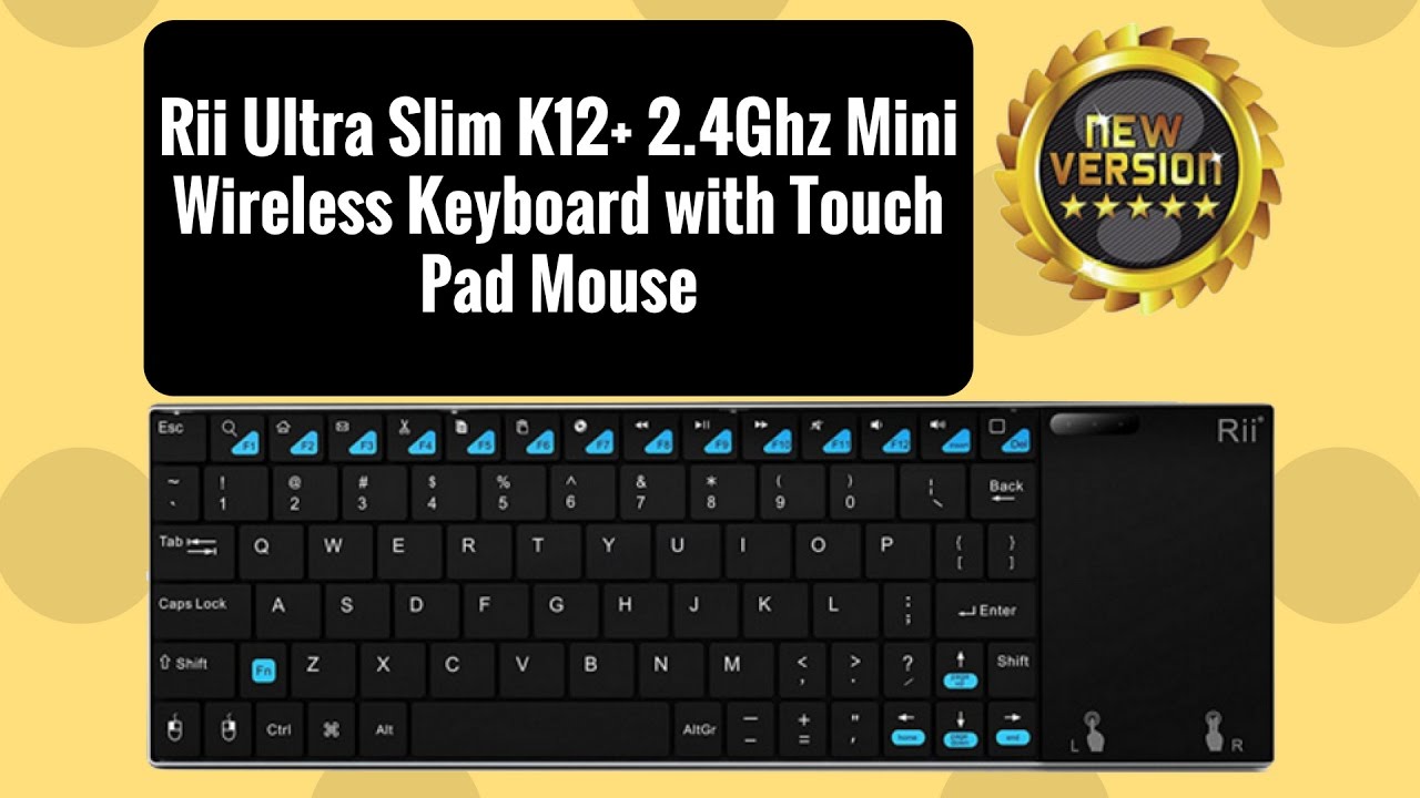 Good Wireless Mini Keyboard with Touch Pad 👍