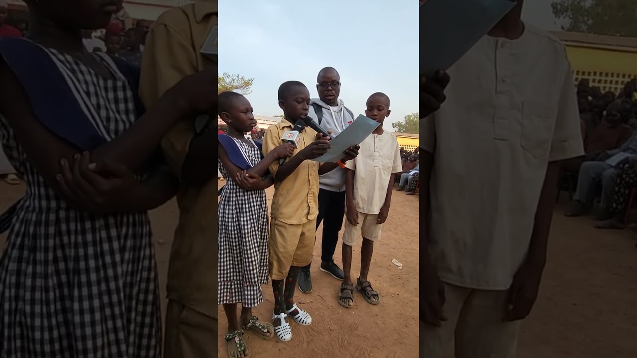 REMISE DES CLÉS D'UN BÂTIMENT DE 6 SALLES DE CLASSE  AUX ÉLÈVES DE DJEGBE LASS-PR