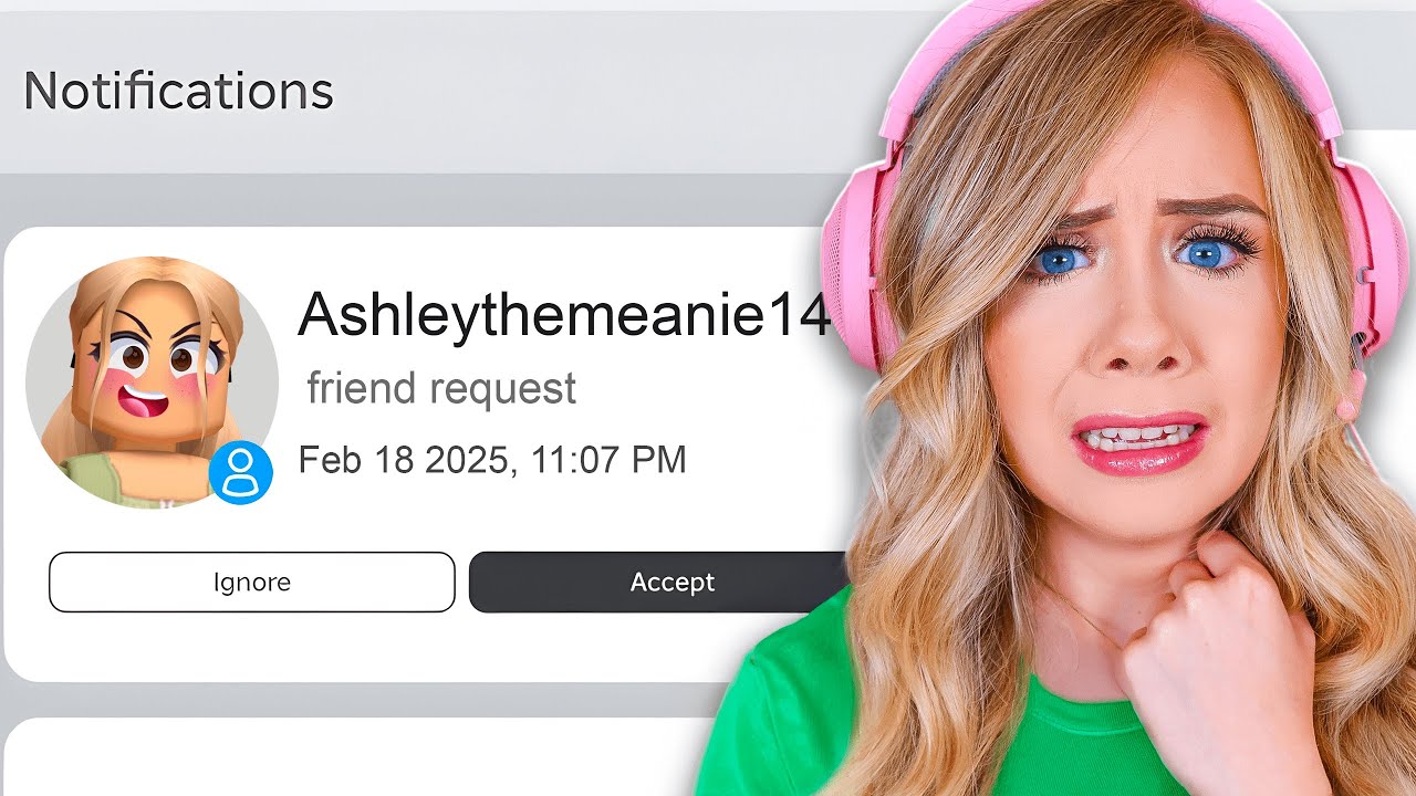 MY BULLY ADDED ME ON ROBLOX…