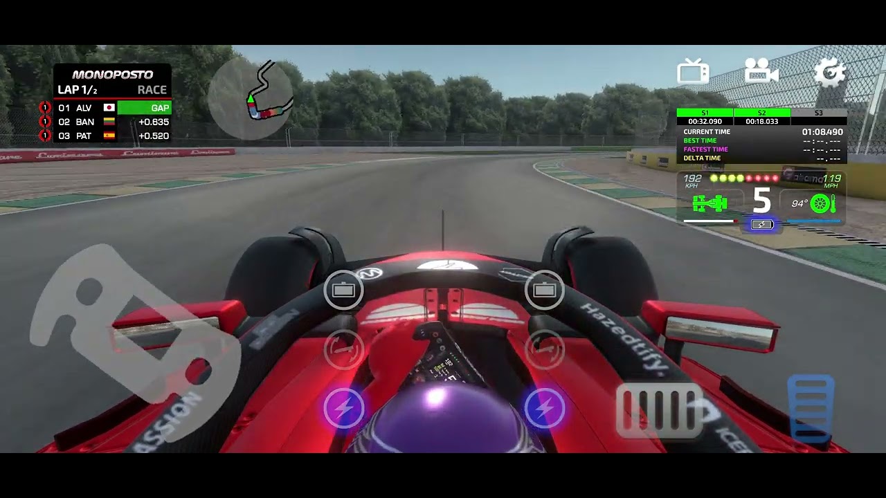 F1 racing hold first position @Extreme_f1 #f1 #monoposto2025 #firstvideo #youtubeshorts 