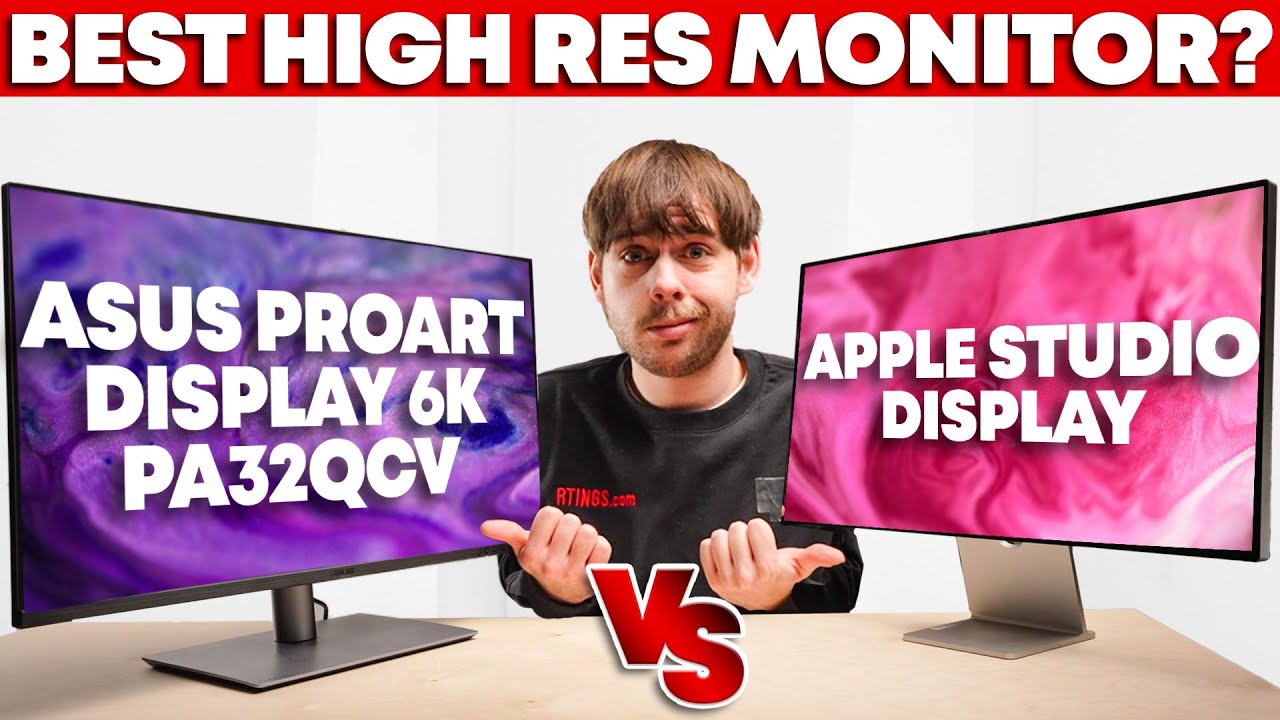 Лучший монитор для создателей контента? Apple Studio Display против ASUS ProArt Display 6k PA32QCV