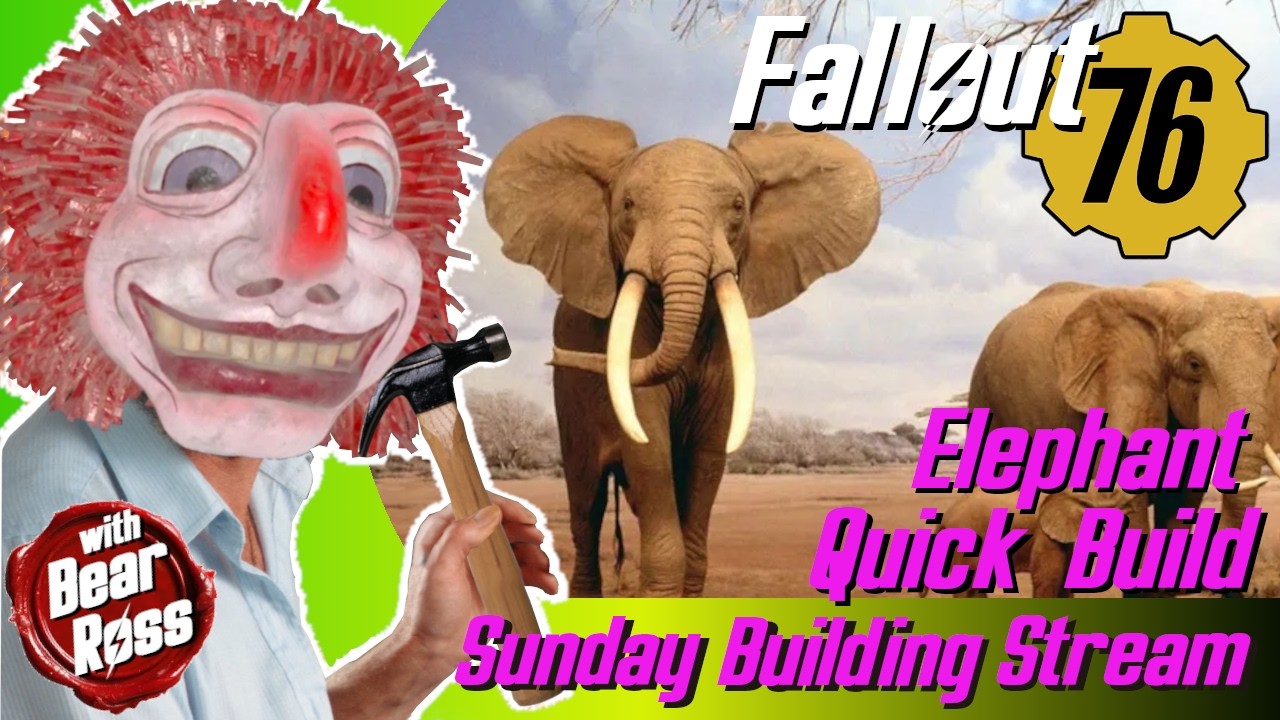 Camp Building Fallout76: The Elephant - Quickbuild 🔴