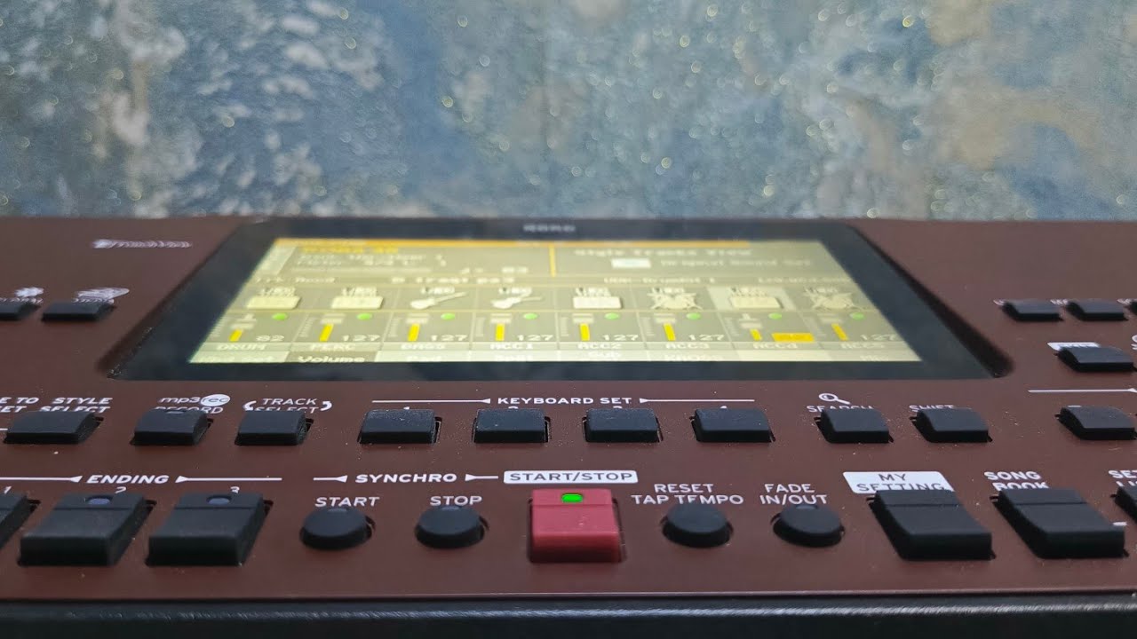 نقل ايقاع من سيت إلى سيت اخر كورج korg pa style