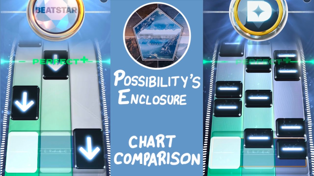 [Beatstar] Possibility’s Enclosure - The Arbitrary / Song Cut Chart Comparison (Standard and Deluxe)