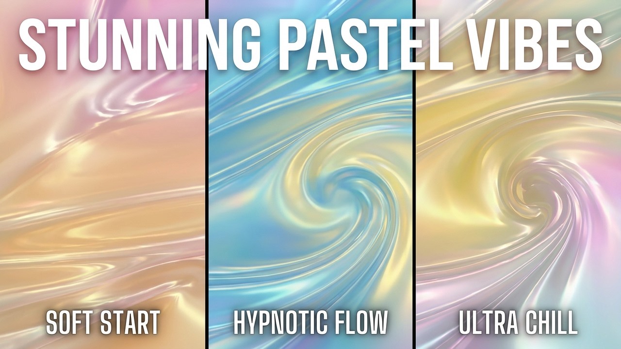 You Won’t Believe These Liquid Pastel LED Vibes 😍✨2 hour