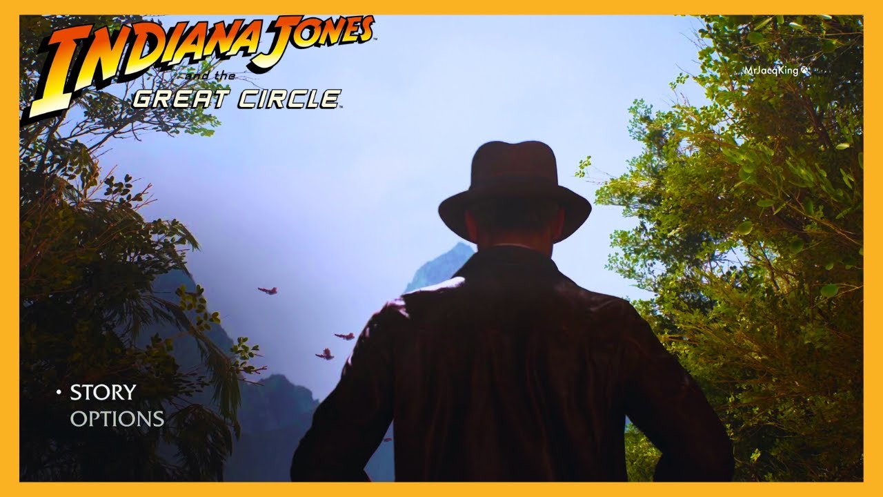 Indiana Jones and the Great Circle Title Screen and Menu