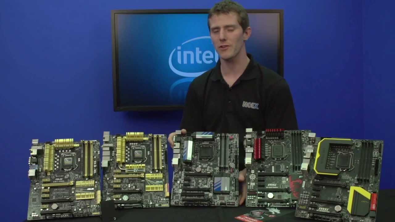 Z87 Motherboards showcase from ASUS, MSI and Gigabyte