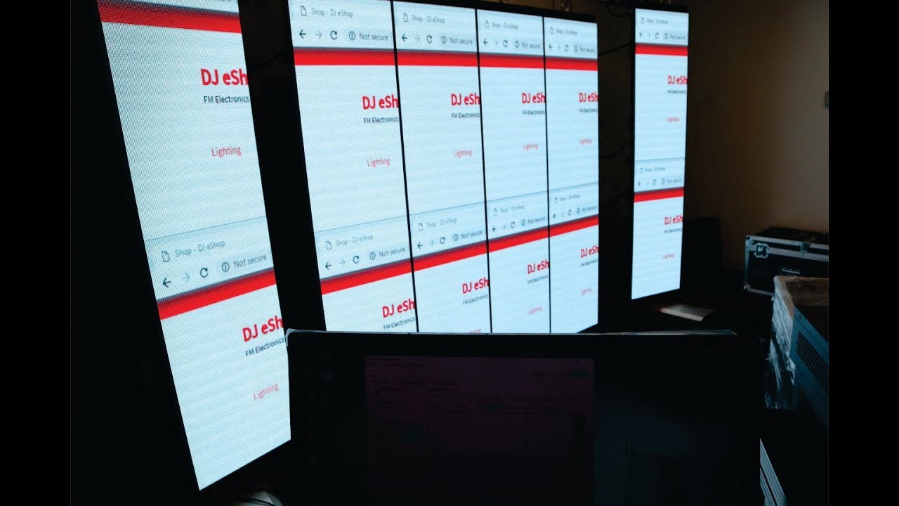 Como Programar o mapear pantalla led