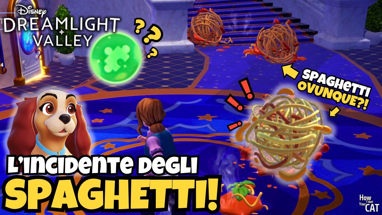 L'incidente degli spaghetti con Lilli su DISNEY DREAMLIGHT VALLEY | Guida Completa ITA