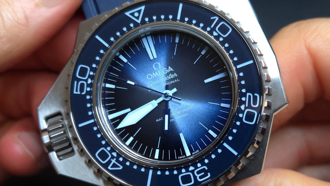 Omega Seamaster Ploprof Summer Blue - A True Professional Luxury Diving Watch (227.32.55.21.03.001)