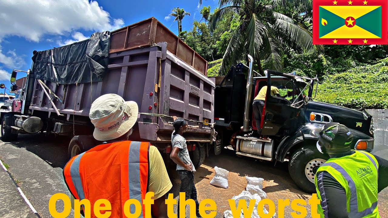 One of the worst things a truck driver can experience 😱😱🇬🇩