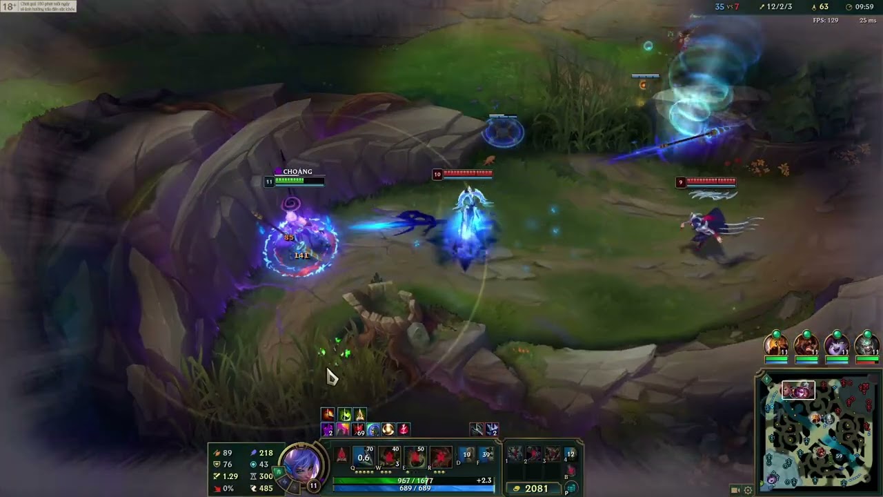 AR URF : Nidalee bón hành team bạn khóc thét KDA 25/3/12