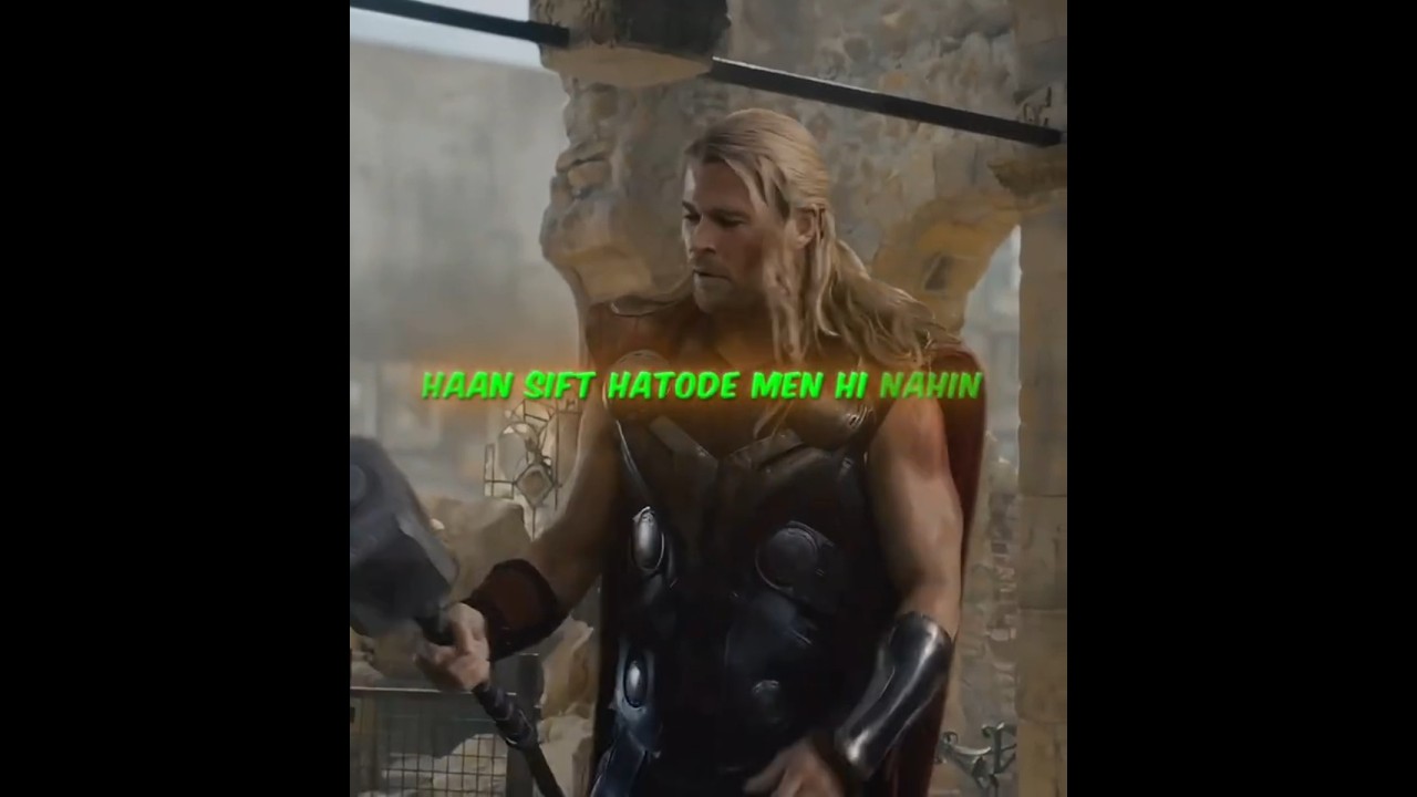 When Thor Outsmarts Ultron | Vision Lifts Mjolnir | Avengers Age of Ultron Scene Edit 