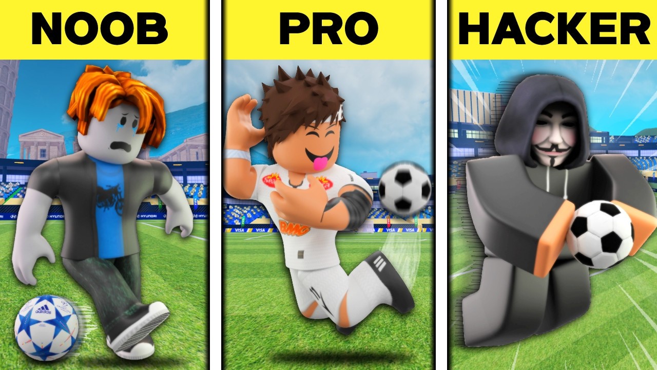 NOOB kontra PRO kontra HACKER w FIFA Super Soccer...