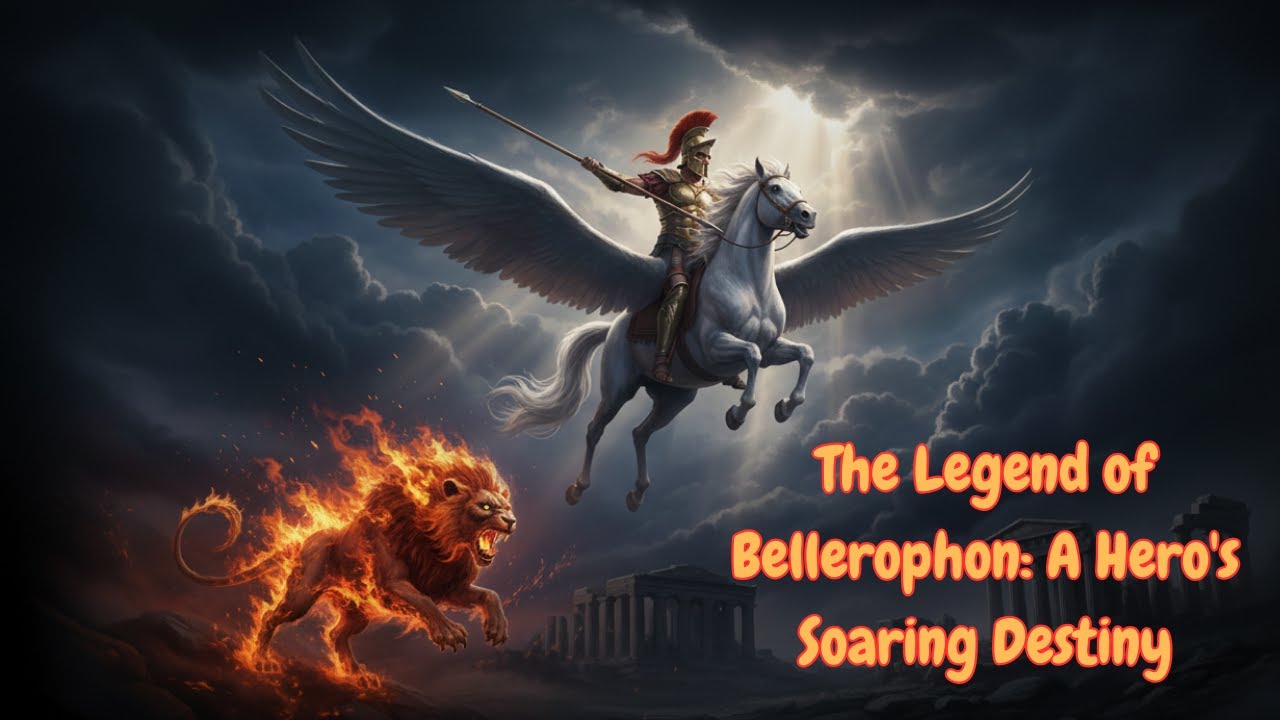 Bellerophon: The Hero Who Tamed Pegasus & Defeated the Chimera (Greek Mythology Explained)