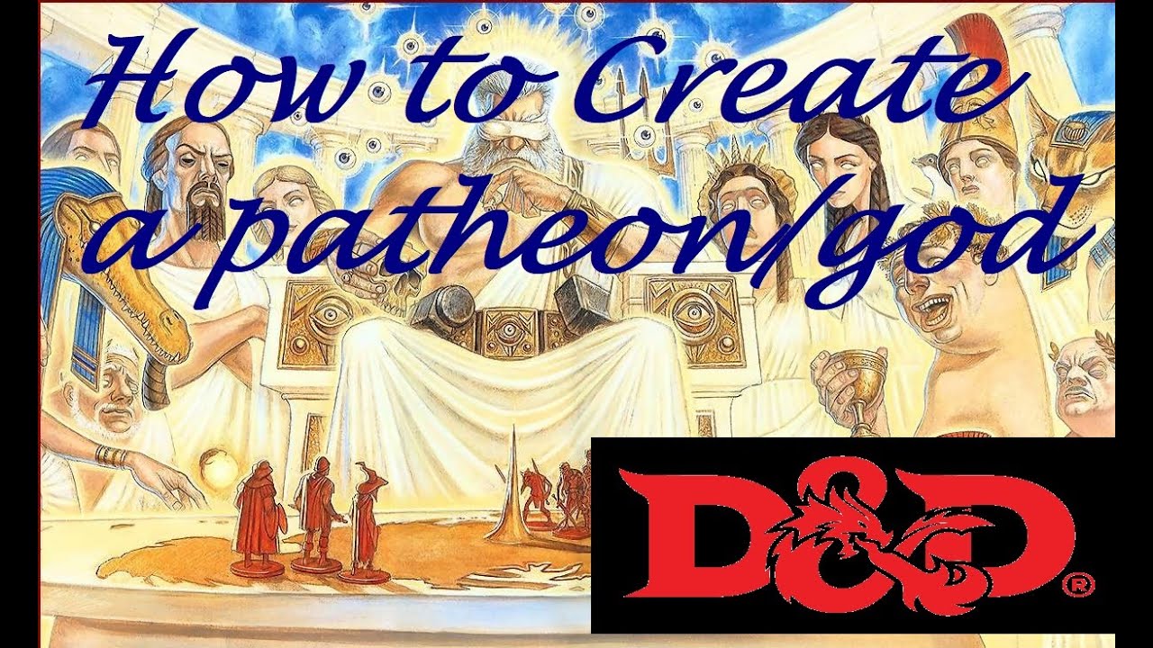 Create A pantheon/God in 10 easy steps! for table top and rpgs
