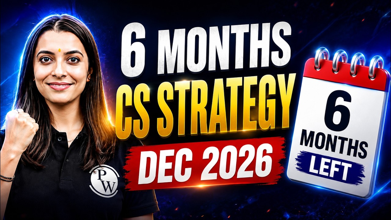 CS Executive December 2026 Complete Master Plan 🚀 | 6 Months Strategy By CS Shivani Ma'am