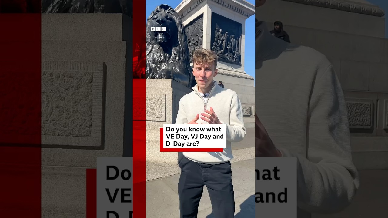 VE Day, VJ Day and D-Day: What's the difference? #VEDay #WorldWarTwo #Shorts #BBCNews