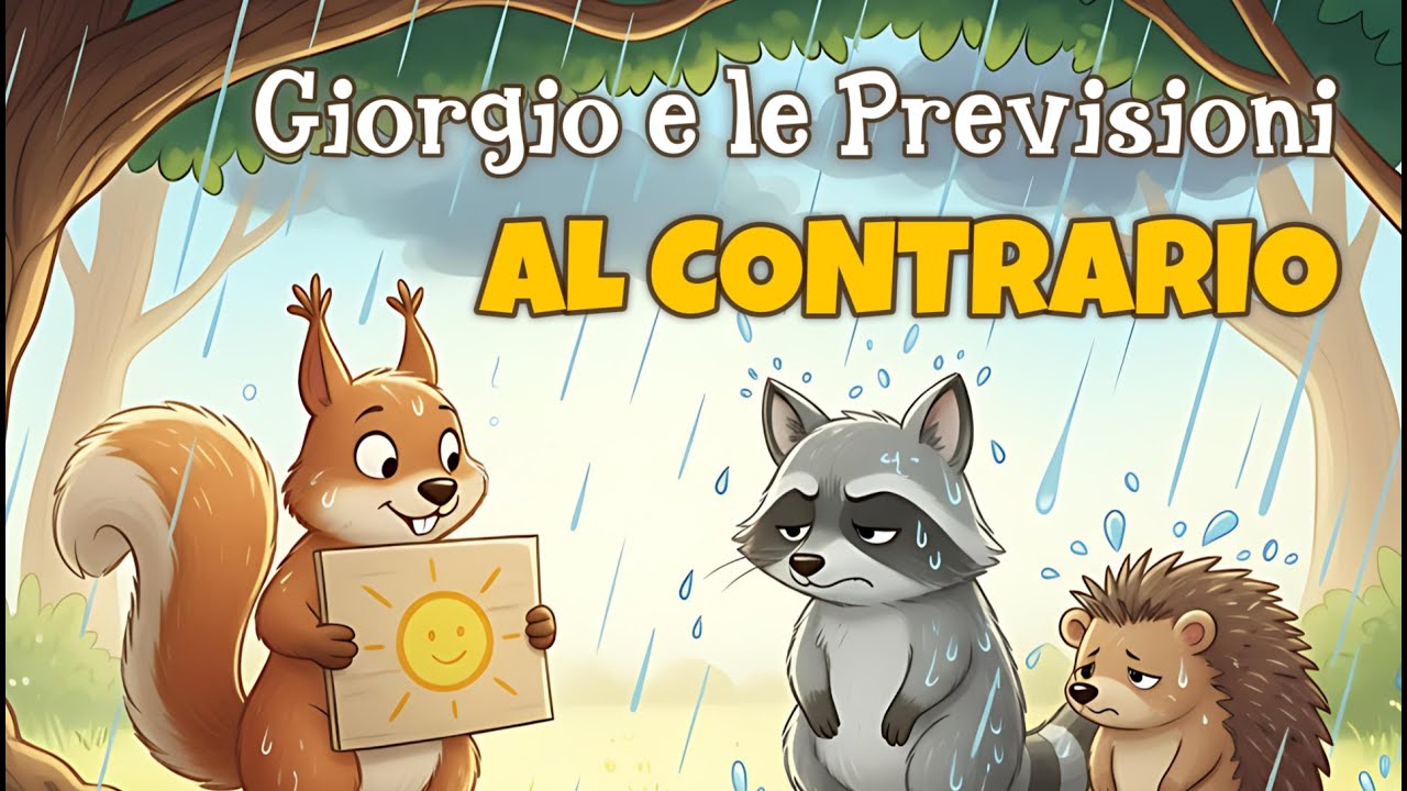 Giorgio e le Previsioni al Contrario ☀️🌧️ | Favola Divertente per Bambini