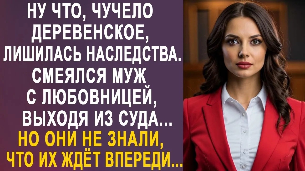 Ну что, деревенщина, лишилась наследства   смеялся муж с любовницей  Но они не знали, что их ж