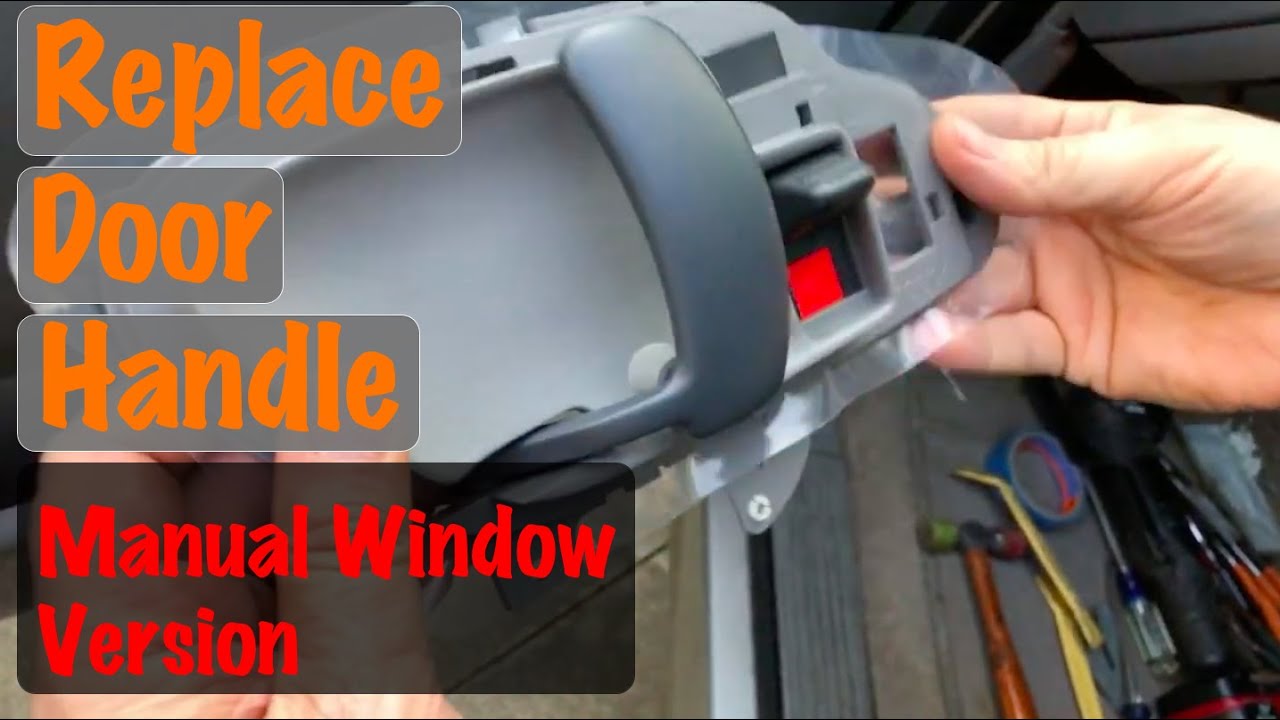 1995 - 2002 OBS GM Truck Replace Repair Broken Inside Door Handle w/MANUAL Windows (Chevy & GMC)