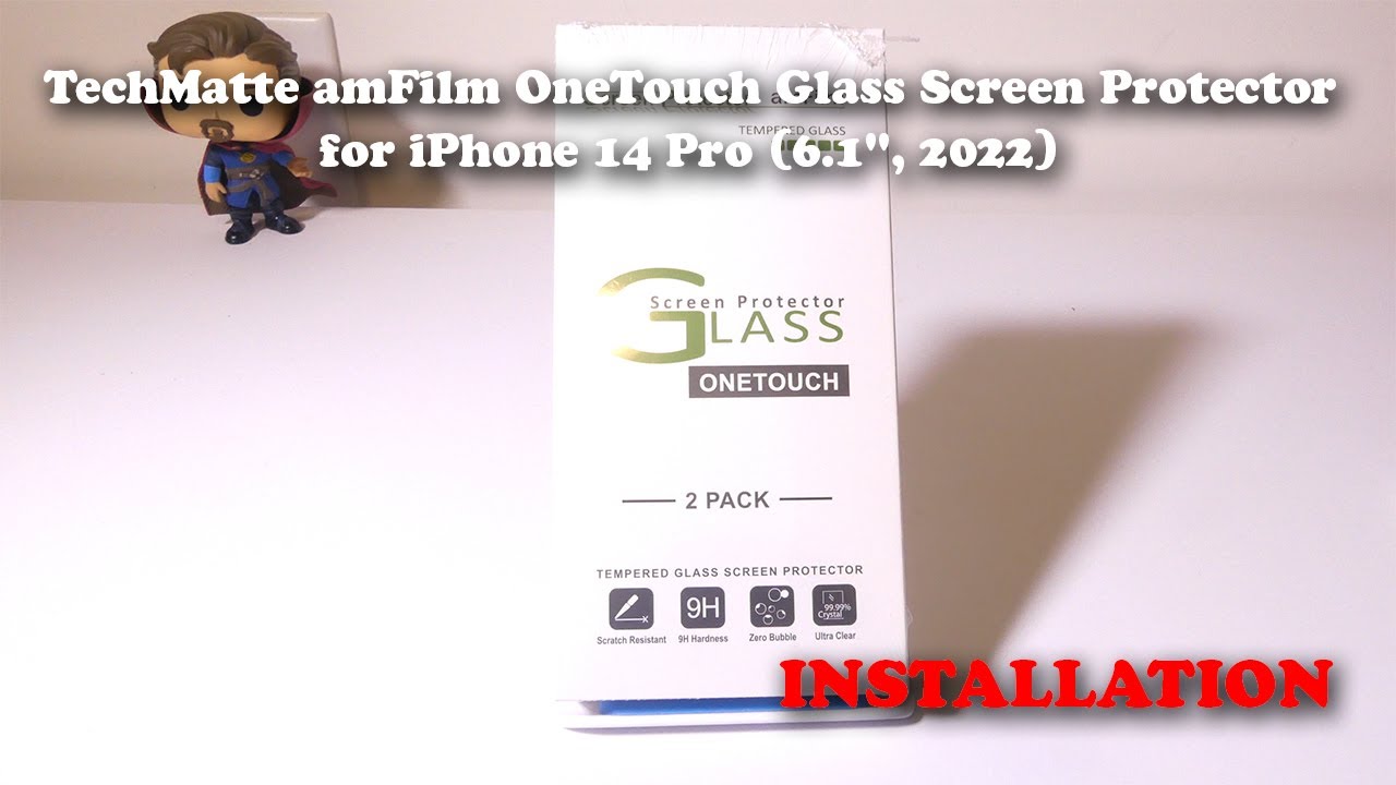 Ochraniacz ekranu TECHmatte amFilm OneTouch Glass do iPhone'a 14 Pro &ndash; INSTALACJA I RECENZJA